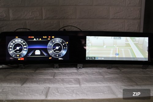 Щиток приборов LCD цифровой с монитором