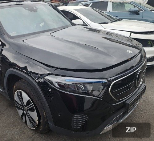 Бампер передний в сборе с решёткой и фарами (Mercedes-Benz EQB 300, б/у)