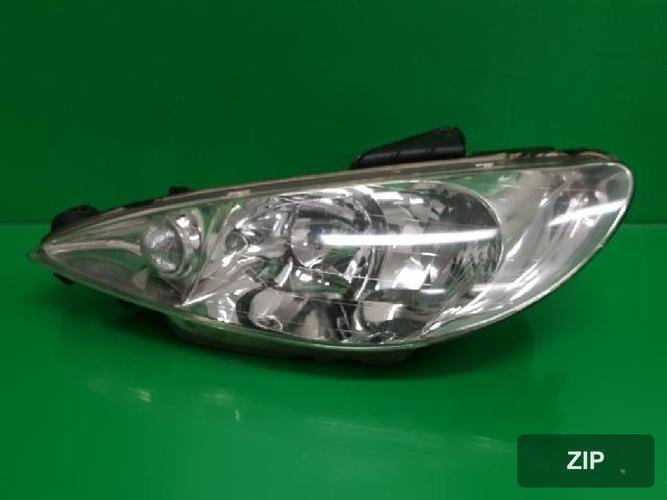 Peugeot 206 2007 — фара левая 9660535680