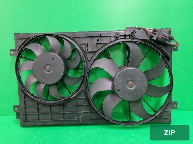 Volkswagen Golf 2008 — радиатор вентилятора 1KO 121 207 7