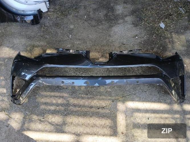 Toyota RAV4 2021 — передний бампер, тип с датчиками, 2 разъема