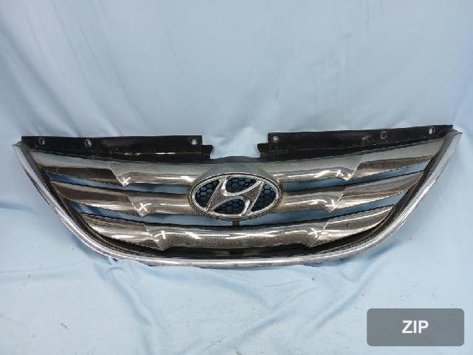 Hyundai Sonata 2010 — решётка радиатора, передняя часть