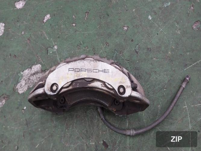 Porsche Panamera 2011 — тормозной суппорт передний левый 7PP615123P