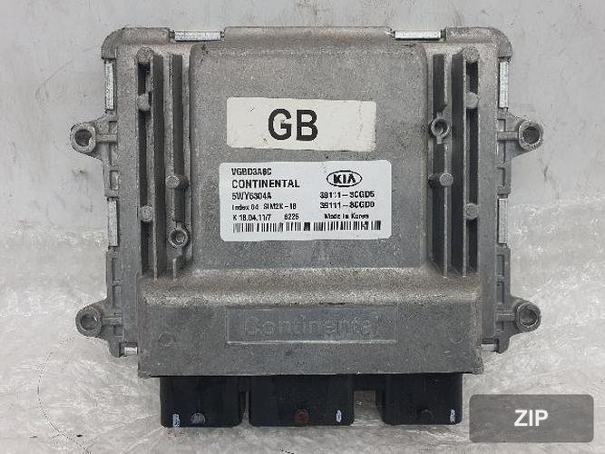 Kia K7 2012 — блок управления двигателем ECU 39111-3CGD5