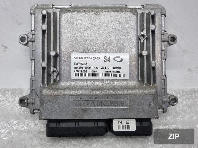 Renault SM5 2007 — блок управления двигателем ECU 23110-12980