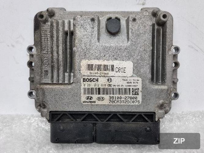 Hyundai Santa Fe 2006 — блок управления двигателем ECU 39105-27800