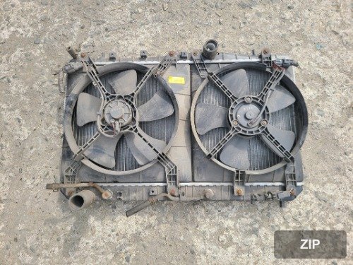 Радиатор Lacetti 96553424 + вентилятор 96941814 (2 шт)