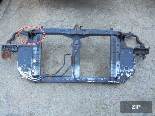 Панель поддержки радиатора переднего Lotze 641012G000
