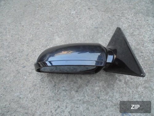 Боковое зеркало левое с LED повторителем EB Ebony Black