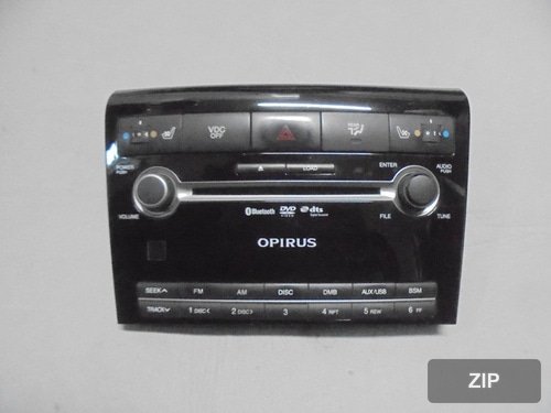 Передняя панель магнитолы Opirus Premium 965603F20099 с дисплеем и кнопкой обогрева