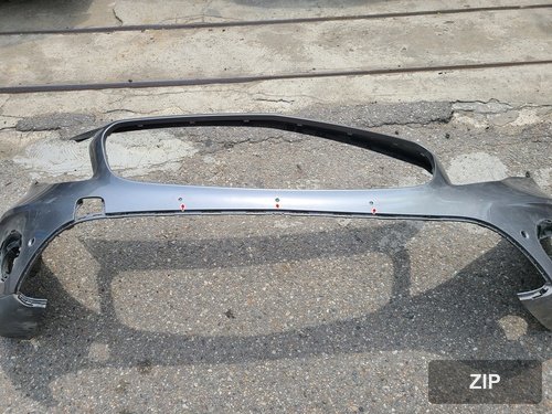 Накладка бампера передняя верхняя Mercedes-Benz GLA X156 A1568854100 A1568854300 A1568854400 A1568854900 с 4 отверстиями под датчики 17-18