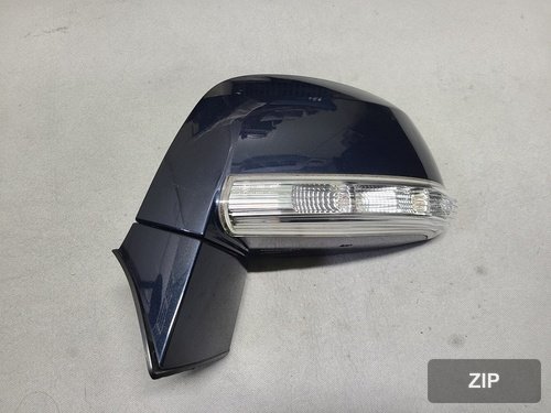 Боковое зеркало левое электрическое со складыванием, LED, датчик мертвых зон