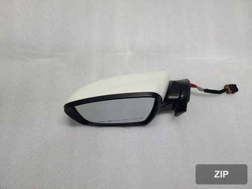 Боковое зеркало левое с электроприводом и LED, 87610A7020-DS SWP, белый перламутр