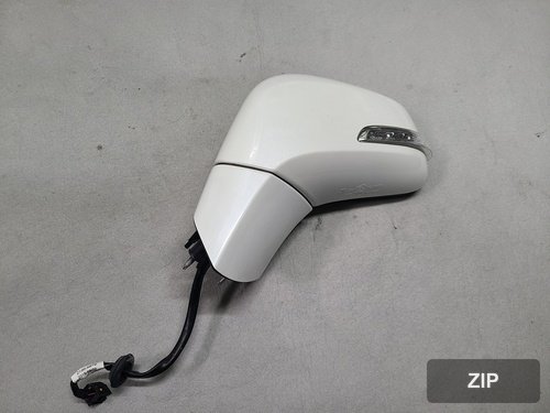 Боковое зеркало левое электрорегулируемое складывающееся с LED P95373902GYN белый перламутр