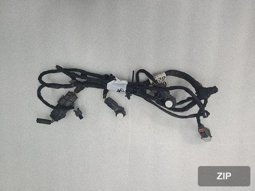 Накладка заднего бампера с проводкой P42473179 + датчики P84024112 (4 шт.)