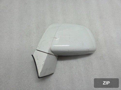 Боковое зеркало левое механическое складывающееся Galaxy White 5-pin