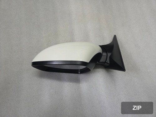 Боковое зеркало левое электрическое со складыванием 7pin WAA Grand White