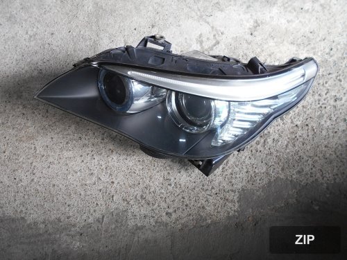 Фара передняя левая BMW 5 E60 HID крышка A9717773909